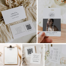 EMELIA Simple Minimal Modern Business Card Set