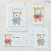 Watercolor boho sleepy bear