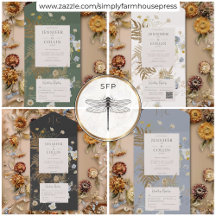 Rustic Wildflowers Monogram Floral All In One