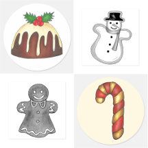 Christmas and Hanukkah Holiday Stamps and Stickers