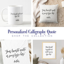 Create Your Own Calligraphy Quote