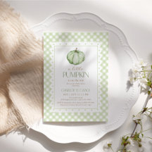 Fall Pumpkin Baby Shower Invitation Collection