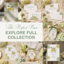 Perfect Pear Pair Green Hydrangea Bridal Shower