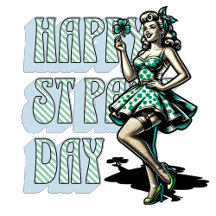 St Patrick's Day   Retro Pinup Girl