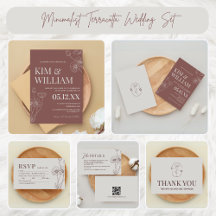 Minimalist Terracotta Wedding