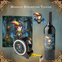 Moonlit Steampunk Toucan