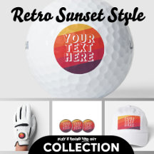 Weekend Scramble Golf Dad Retro Sunset Add Text