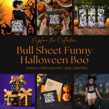 Bull Sheet  Funny Halloween Boo Collection
