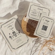 Whimsical Hand Drawn Wedding 