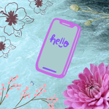 Watercolor Beach accessories for her / landscapes