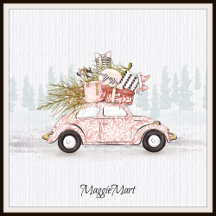 Winter Pink Car