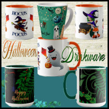 Spooky Funky Mugs Halloween Party Drinkware