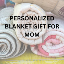 Personalized Photo Custom Text Blanket