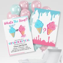 What's the Scoop Ice Cream   Gender Reveal