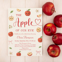 Apple of my eye baby shower