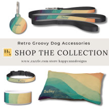 Retro Groovy Accessories for Dogs