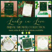 Lucky In Love ♥ St. Patrick's Day ☘ Bridal Shower