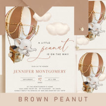A Little Peanut Is On The Way - Elephant Brown