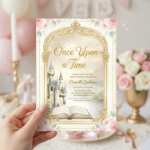 Once Upon a Time Fairytale Castle Princess floral 
