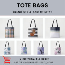 Re-usable Shopping Tote Bags