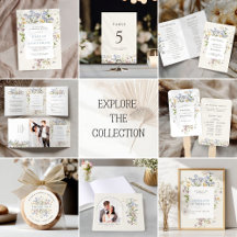 Colorful Spring Wildflower Meadow Garden Wedding 