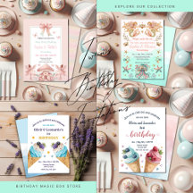 Twins Birthday Party Invitations