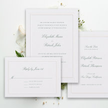 Formal Classic Green Elevated Frame Pearl Wedding