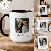 Modern Minimalist White Photo Script Gifts