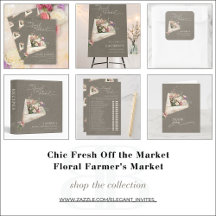 Chic Fresh Off the Market Floral Farmer's Market