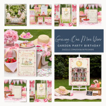 Growing One More Year Garden Party Birthday