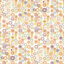 Retro Autumn Circles Home Decor