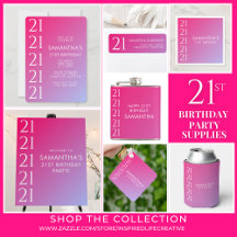  Trendy 21st Birthday Party Supplies Collection
