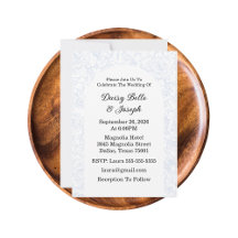 Elegant Floral Blue Wedding Collection