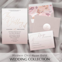 Modern Chic Calligraphy Wedding Collection