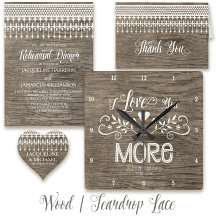 Wood   Teardrop Lace