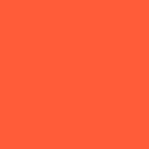 Solid Orange Coral Color   Hex# FF5C39