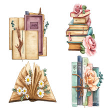 New Chapter Begins Romantic Book Theme