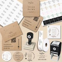 Botanical Laurel branch Crafter's business kit 