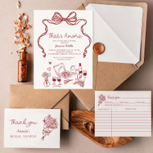 That's Amore Hand Drawn Bridal Shower