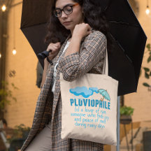 Pluviophile Rain Lover Cute Cards and Gifts