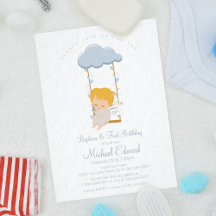 Angel Baby Baptism and Birthday