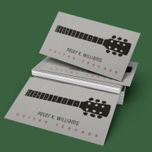 Business Cards for Music Teachers