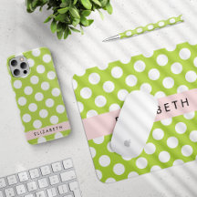 Green Polka Dots - Home Decor Collection