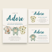 a baby to adore green baby shower