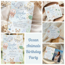 Ocean Animals Birthday Party 1