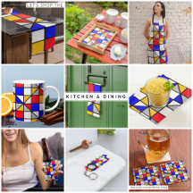 Multicolor Square Geometric Pattern