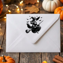 Retro Halloween Witch
