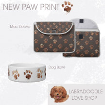 Modern Paw Print 