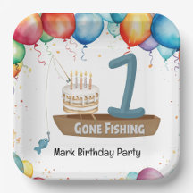Fishing Lover 1st Birthday Party 