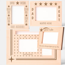 Engraved Frames with Elegant Stars